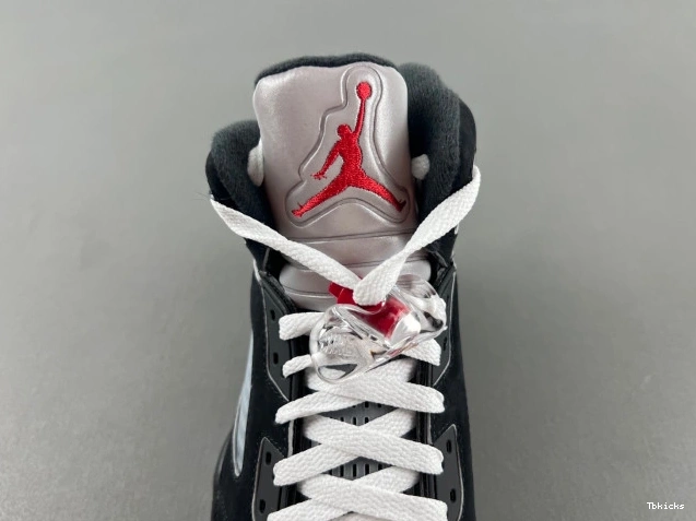 Cheap TBK Jordan Air Metallic Reimagined 5 HF3975-001 Black 0809